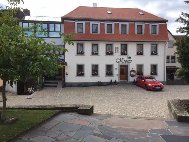 Hotel & Gaestehaus Krone Geiselwind Eksteriør bilde